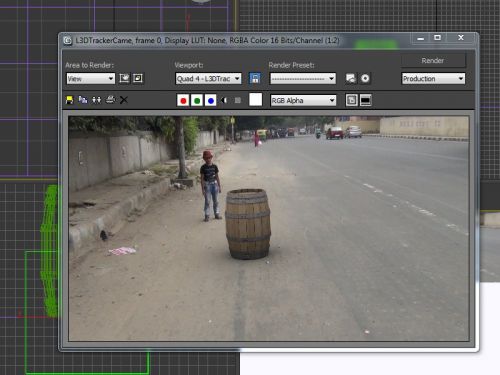 ترکیب اشیا سه بعدی و صحنه واقعی با افترافکت و تری دی ماکس